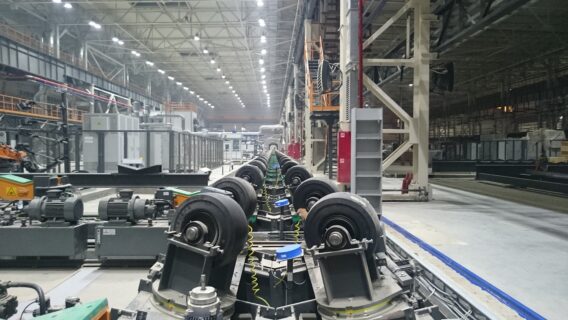 Selmers Coating conveyor Build-up