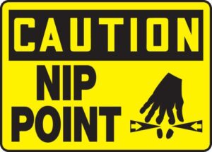 nip point hazard safety